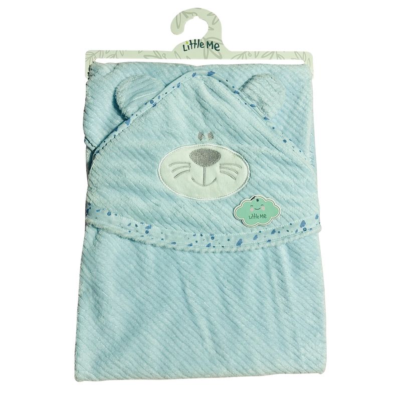 پتوی نوزاد لیتل می مدل happy bear سایز 80x80 سانتی متر